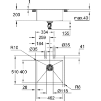 Grohe K800 60-S 51,8/51 1.0 31583SD1 Image #3