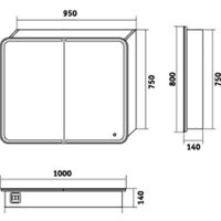 Grossman Шкаф с зеркалом Адель 100 R Image #4