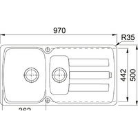 Franke Antea AZG 651 (оникс) Image #2