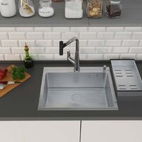 Roxen Simple 560220-55 сатин (с коландером и дозатором) Image #3