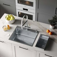 Roxen Simple 560220-55 сатин (с коландером и дозатором) Image #2