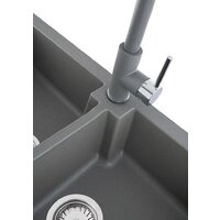 Кухонная мойка Kernau KGS A 80 2B Grey Metallic - Превью изображения №6 — Интернет-магазин Your Sale