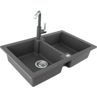 Кухонная мойка Kernau KGS A 80 2B Grey Metallic - Превью изображения №5 — Интернет-магазин Your Sale