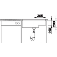 Blanco Subline 700-U Level (антрацит, корзинчатый вентиль) Image #4