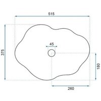 Умывальник Rea Pearl U0265 - Превью изображения №6 — Интернет-магазин Your Sale