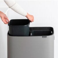 Brabantia Bo Touch Bin Hi 2 x 30 л (минерально-серый) Image #8