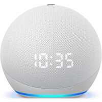 Amazon Echo Dot (белый, с часами, 4-ое поколение) Image #3