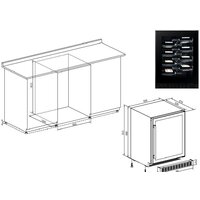 Винный шкаф Temptech CPROX60SRB - Превью изображения №5 — Интернет-магазин Your Sale