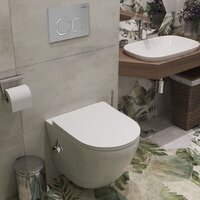 Roxen Antares Bidet в комплекте с инсталляцией StounFix Dual Fresh 6 в 1 934445 (кнопка: белый глянец) Image #10