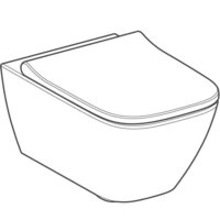 Унитаз подвесной Geberit Smyle Square Rimfree 500.683.00.2 - Превью изображения №3 — Интернет-магазин Your Sale