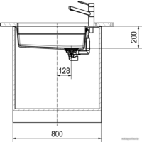 Franke Kubus 2 KNG 110-62 125.0528.621 (миндаль) Image #3