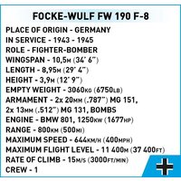 Конструктор Cobi Historical Collection WWII Focke-Wulf Fw 190 F-8 - Превью изображения №5 — Интернет-магазин Your Sale