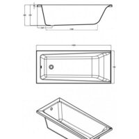 Cersanit Lorena 160x70 (с ножками) Image #3