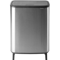 Brabantia Bo Touch Bin Hi 2 x 30 л (стальной с защитой от отпечатков)