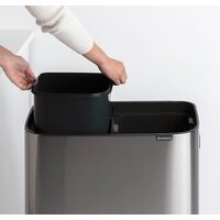 Brabantia Bo Touch Bin Hi 2 x 30 л (стальной с защитой от отпечатков) Image #6