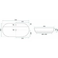 Умывальник Rea Aura 61 REAU6618 - Превью изображения №5 — Интернет-магазин Your Sale