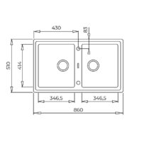 TEKA Stone 90 B-TG 2B (белый) Image #2