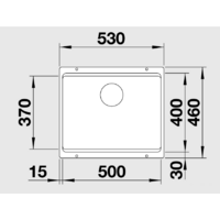 Blanco Etagon 500-U Silgranit (кофе) [522236] Image #2