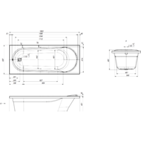 Ванна Ventospa Aqua 170x70 (с каркасом) - Превью изображения №6 — Интернет-магазин Your Sale