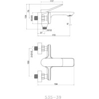 Смеситель Cersanit Odra 63051 - Превью изображения №2 — Интернет-магазин Your Sale