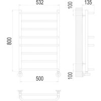 TERMINUS Евромикс П8 500x800 нп (хром) Image #3