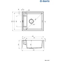 Кухонная мойка Deante Magnetic ZRM_A103 - Превью изображения №2 — Интернет-магазин Your Sale