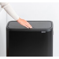 Brabantia Bo Touch Bin Hi 2 x 30 л (черный матовый) Image #10