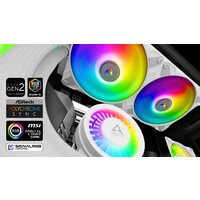 Система жидкостного охлаждения для процессора Arctic Liquid Freezer III 280 A-RGB White ACFRE00151A - Превью изображения №8 — Интернет-магазин Your Sale