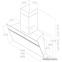 Elica Stripe BL/A/90/LX PRF0100991C Image #3