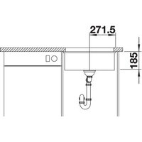 Blanco Subline 500-U (керамическая, черный) Image #6