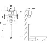 Roxen Antares в комплекте с инсталляцией Attach 5 в 1 966869 (кнопка: белый глянец с хромированной окантовкой клавиш) Image #6