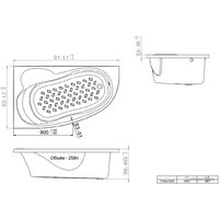 Triton Изабель гидромассажная 170x100L Базовая Image #3
