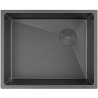 Кухонная мойка ZorG Zerox 54 U / IF Side SF Zurinox PVD Gunblack - Превью изображения №3 — Интернет-магазин Your Sale