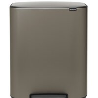 Brabantia Bo Pedal Bin 60 л (платиновый)