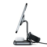 Беспроводное зарядное Satechi 3-in-1 Magnetic Wireless Charging Stand - Превью изображения №3 — Интернет-магазин Your Sale