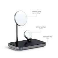 Беспроводное зарядное Satechi 3-in-1 Magnetic Wireless Charging Stand - Превью изображения №2 — Интернет-магазин Your Sale