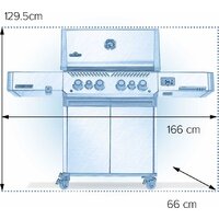 Газовый гриль для дачи Napoleon Prestige 500 Connected RSIB PP500VXRSIBPK-PL - Превью изображения №2 — Интернет-магазин Your Sale