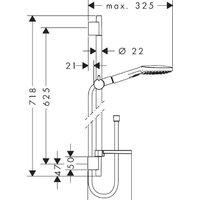 Hansgrohe Raindance Select E 120 EcoSmart 26622400 (белый/хром) Image #13