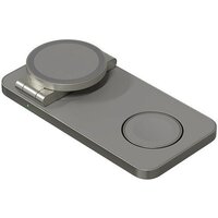 Беспроводное зарядное Magssory Yoga 3 в 1 Charging Station для Apple Qi2 WCH016t (титан) - Превью изображения №6 — Интернет-магазин Your Sale