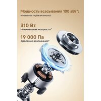 Пылесос Dreame Cordless Vacuum Cleaner R10s Essential Aqua VRV65F (евровилка, белый) - Превью изображения №15 — Интернет-магазин Your Sale