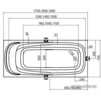 Ванна Ravak Vanda II 150x70 CO11000000 - Превью изображения №4 — Интернет-магазин Your Sale