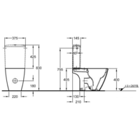 Keramag iCon Rimfree 200460000 (без бачка, без сиденья) Image #2