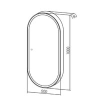 Silver Mirrors Шкаф с зеркалом Soho 50х100 LED-00002515 Image #4