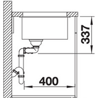 Blanco Subline 480/320-U (антрацит) 523584 Image #3