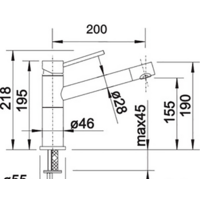Blanco Alta Compact 515120 (хром) Image #4