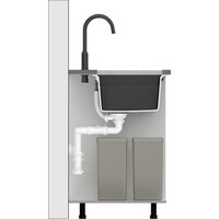 Кухонная мойка Quadron HQL7645U2_PVDG1_I - Превью изображения №5 — Интернет-магазин Your Sale