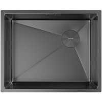 Кухонная мойка ZorG Zerox 54 U / IF Side SF PVD Gunblack - Превью изображения №3 — Интернет-магазин Your Sale