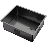 Кухонная мойка ZorG Zerox 54 U / IF Side SF PVD Gunblack - Превью изображения №2 — Интернет-магазин Your Sale