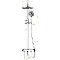 Душевая система  Laveo Muro PLU 10OB - Превью изображения №3 — Интернет-магазин Your Sale