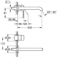 Смеситель Grohe Essence 19967Dl1 - Превью изображения №2 — Интернет-магазин Your Sale